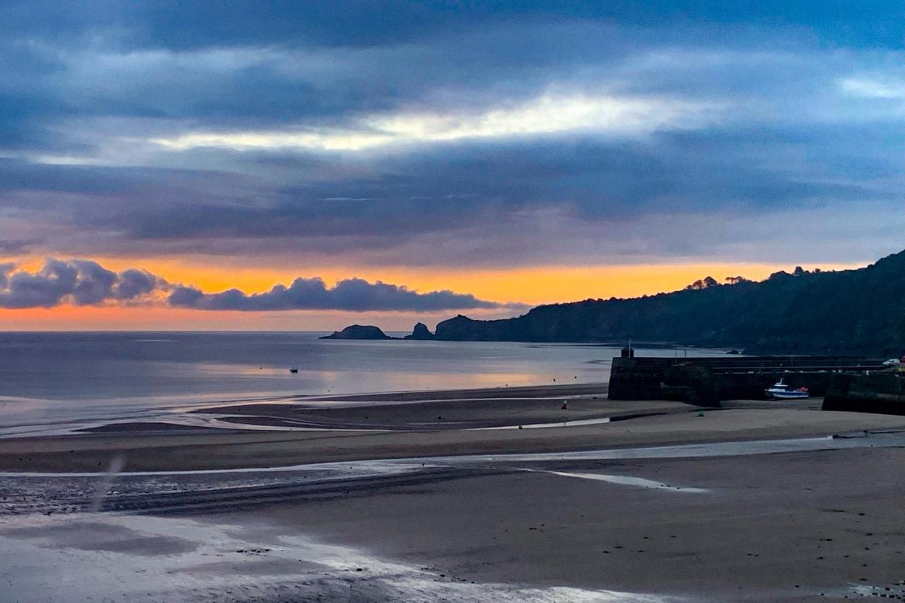 Dolphins Apartment - Spectacular Sea Views Saundersfoot Esterno foto